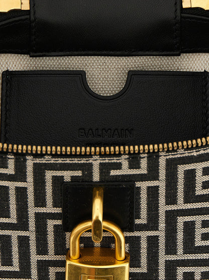 Balmain Pulse Vanity Handbag White/black