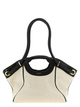 Balmain Medium Tote Shopping Bag White/black
