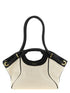 Balmain Medium Tote Shopping Bag White/black