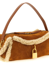 Balmain Pulse Small Shoulder Bag Brown