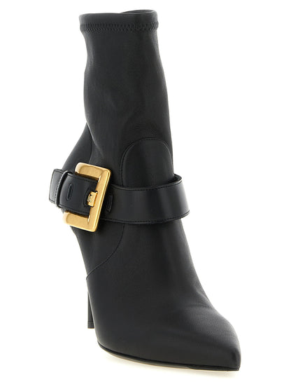 Balmain Anthem Ankle Boots Black