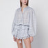 ISABEL MARANT Étoile Polly Cotton Lace Blouse Light blue