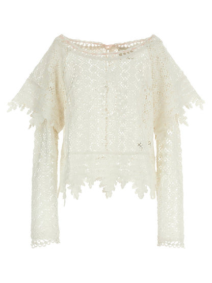 Isabel Marant Hyliana Sweater White