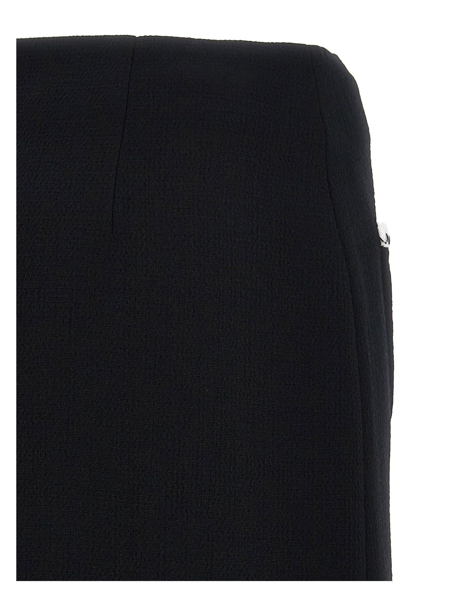Moschino Heart Button Skirt White/black