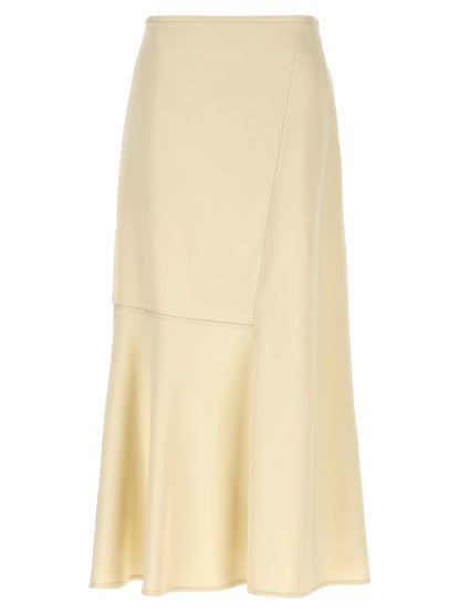 Jil Sander 65 Skirt White