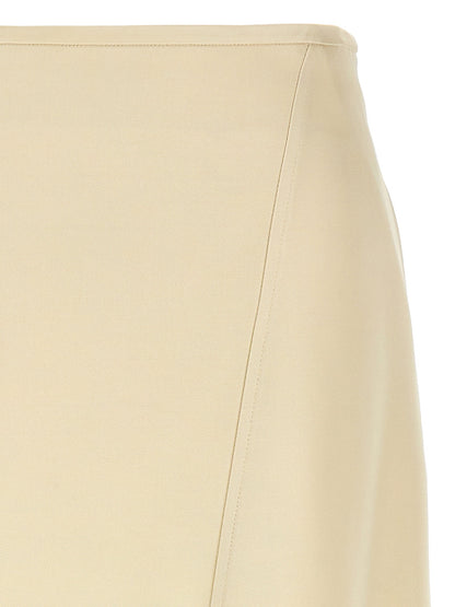 Jil Sander 65 Skirt White
