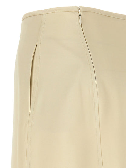 Jil Sander 65 Skirt White