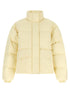 Jil Sander Technical Fabric Quilted Down Jacket Beige