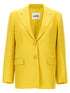 Jil Sander Single-breasted Blazer Yellow