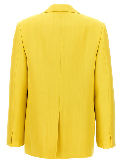 Jil Sander Single-breasted Blazer Yellow