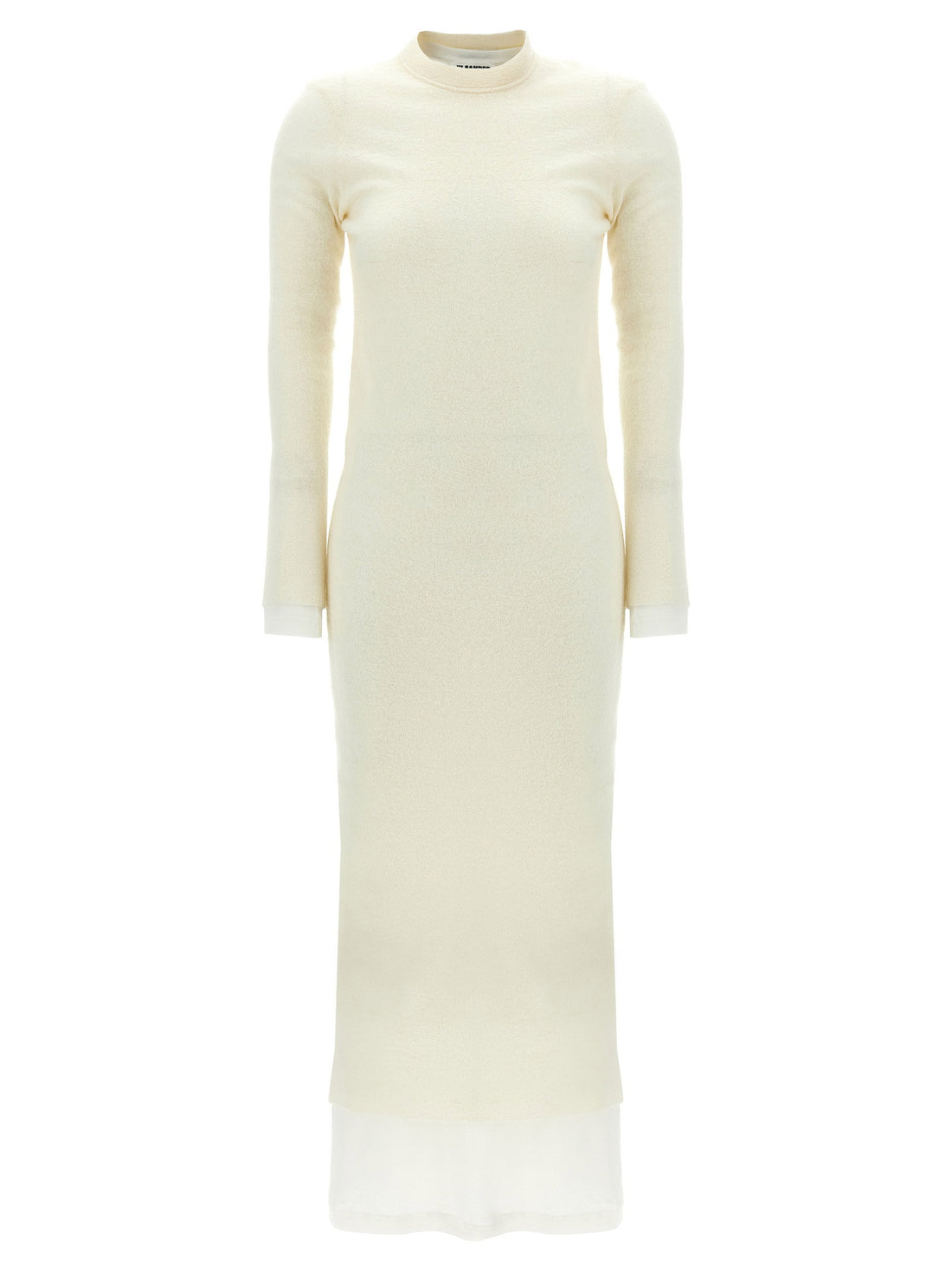 Jil Sander Dress With Petticoat White