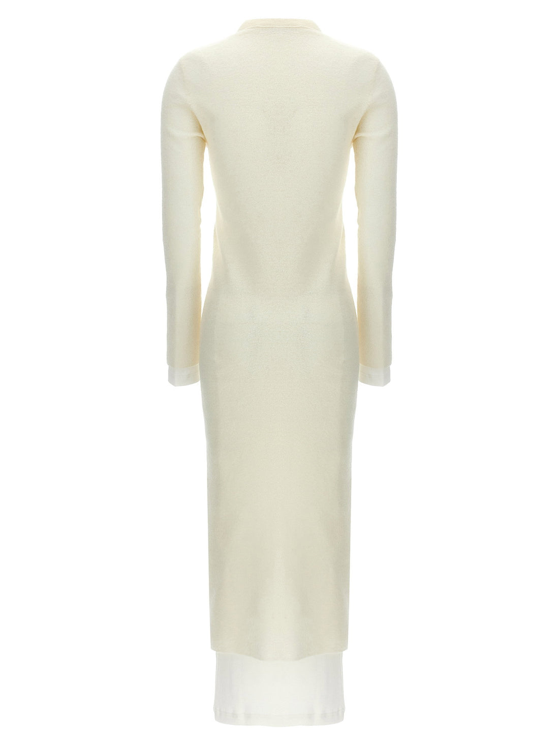 Jil Sander Dress With Petticoat White