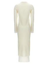 Jil Sander Dress With Petticoat White