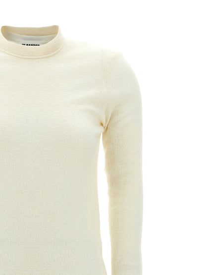 Jil Sander Dress With Petticoat White