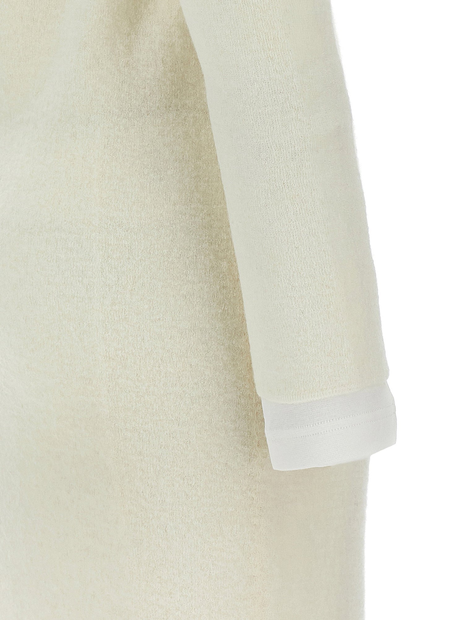 Jil Sander Dress With Petticoat White