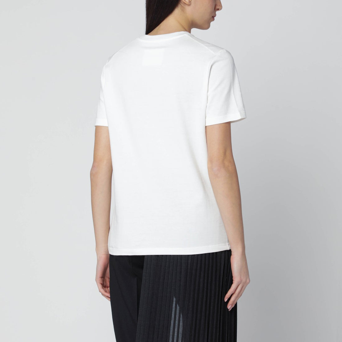 Jil Sander Logo Print Cotton T-shirt White