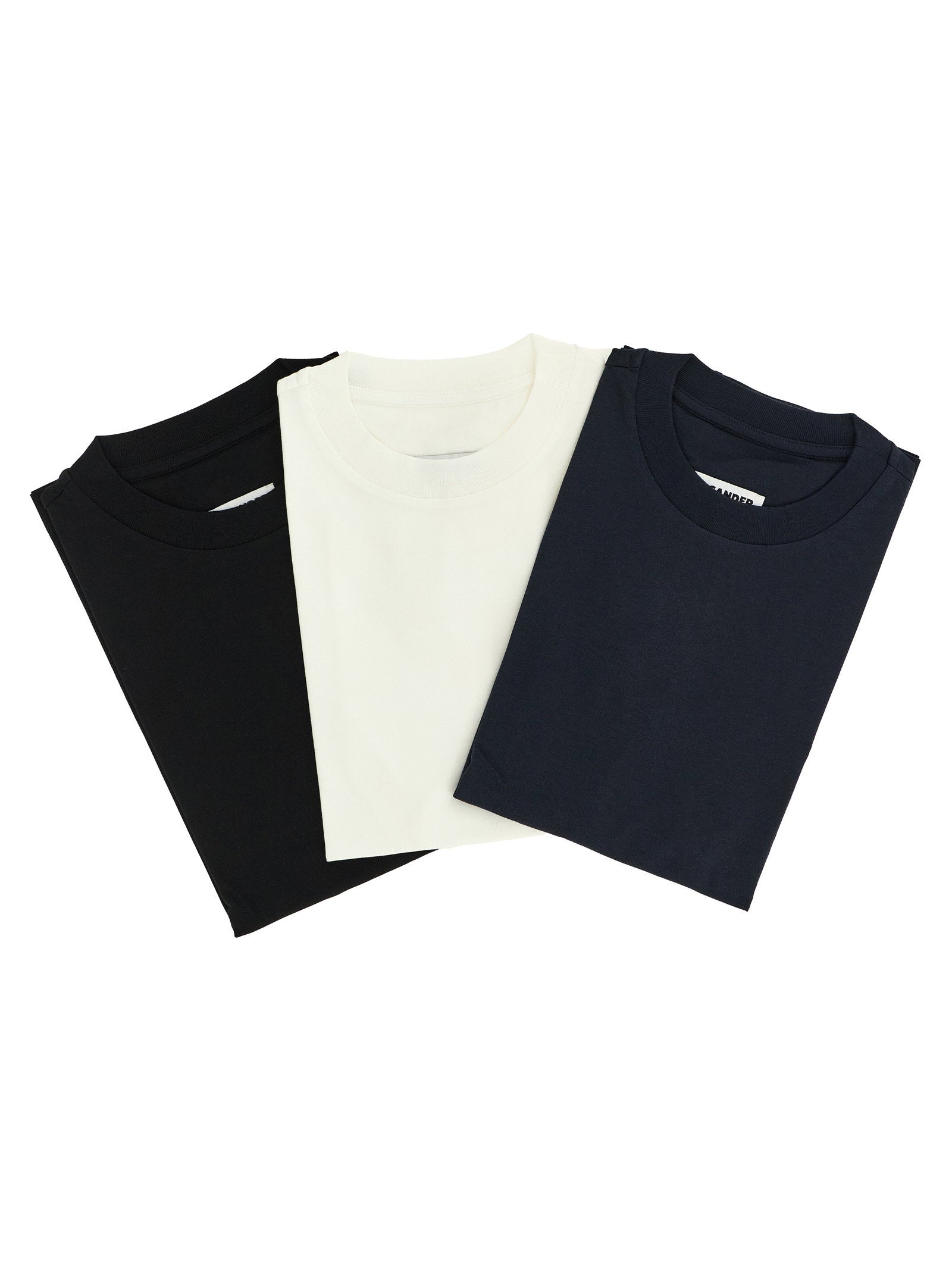 Jil Sander 3-pack Logo Embroidery T-shirt Multicolor