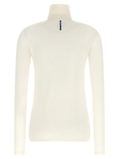Jil Sander Half-zip Sweater White