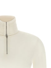 Jil Sander Half-zip Sweater White