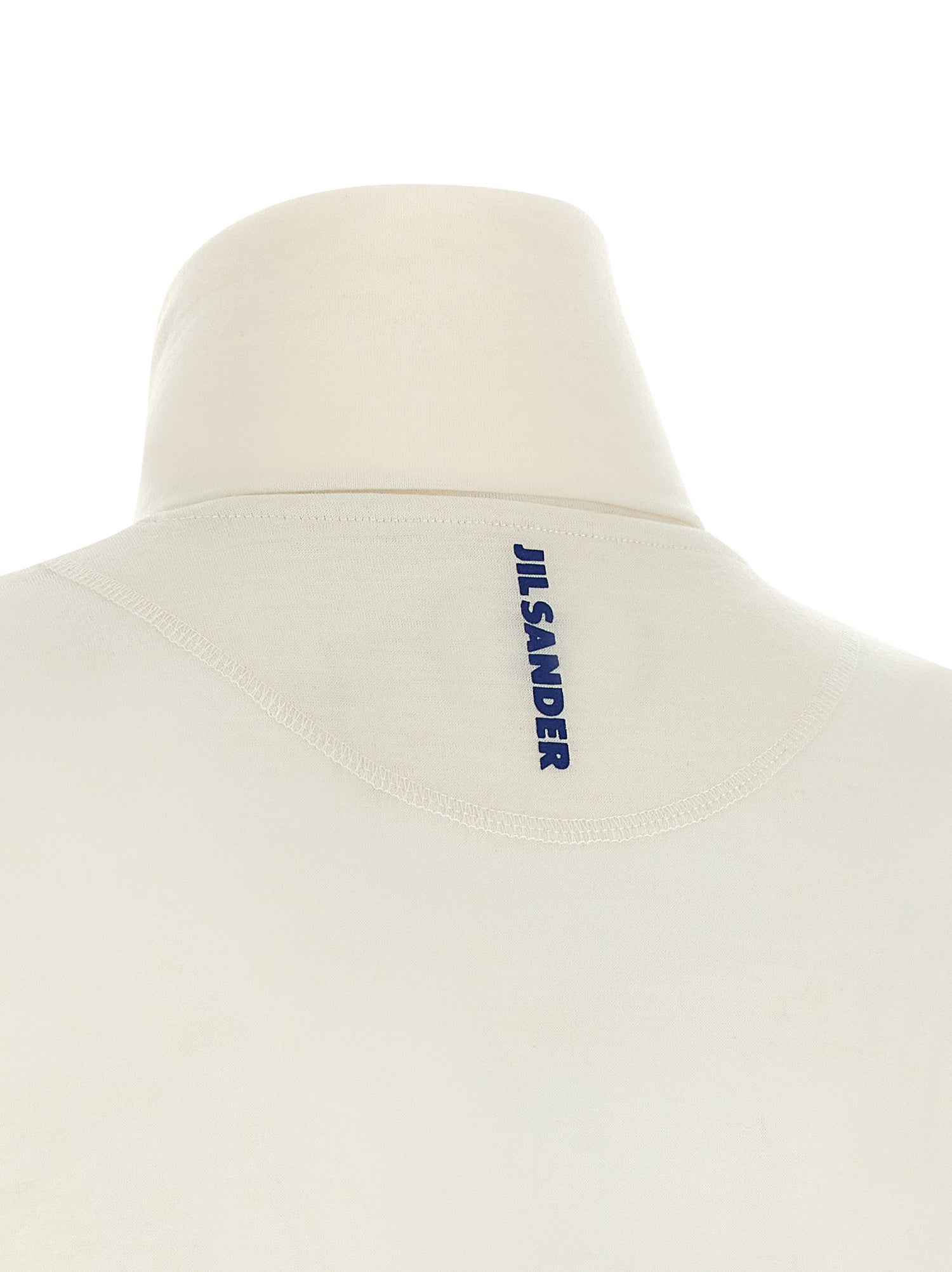 Jil Sander Half-zip Sweater White