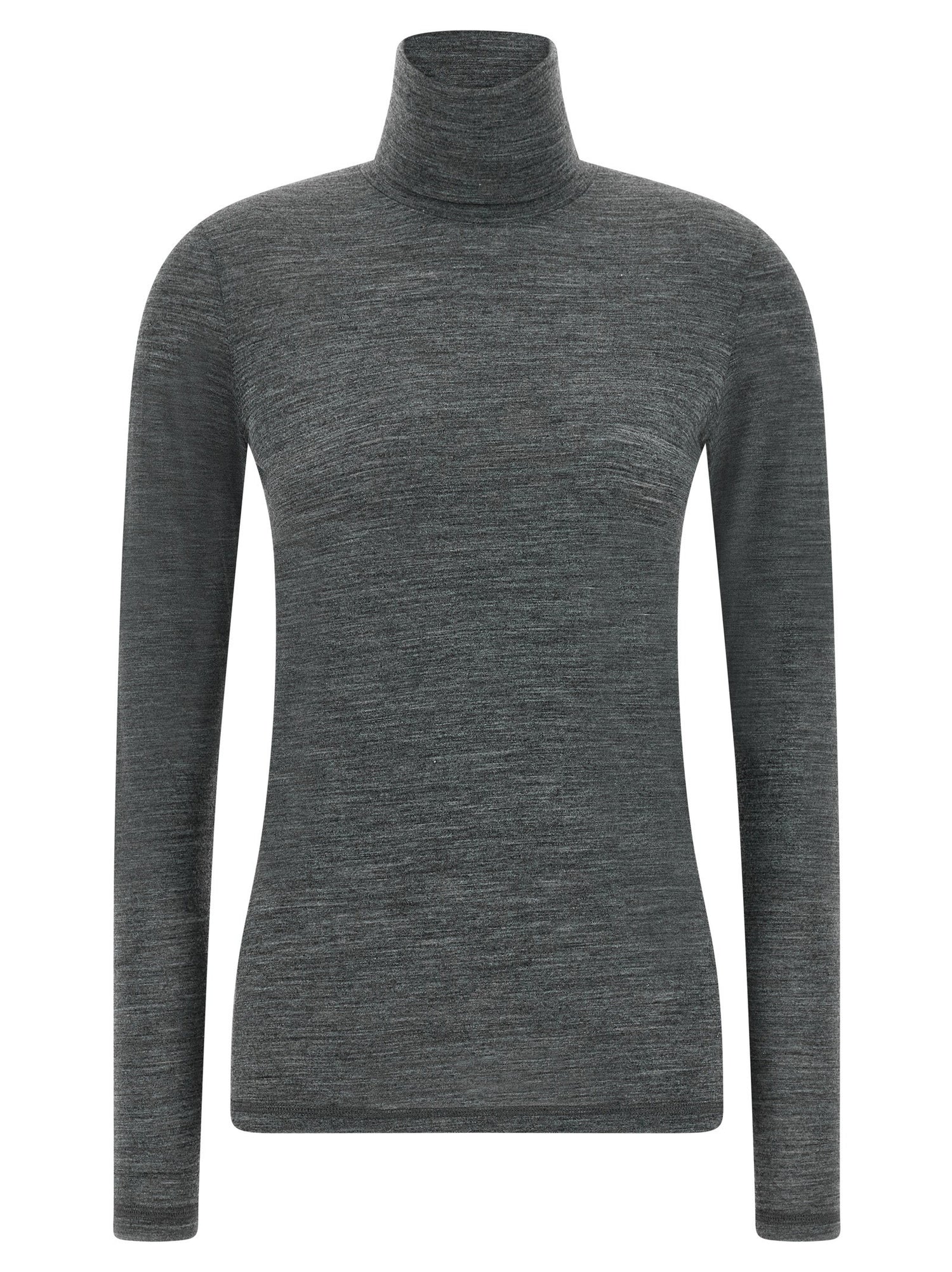 Jil Sander High Neck T-shirt Gray