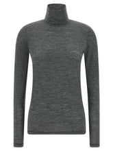Jil Sander High Neck T-shirt Gray