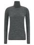 Jil Sander High Neck T-shirt Gray