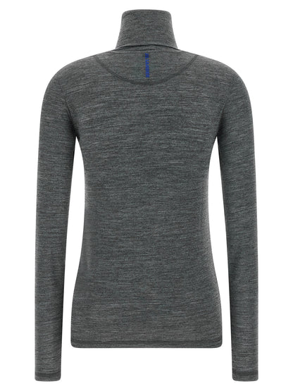Jil Sander High Neck T-shirt Gray