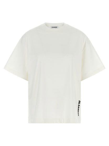 Jil Sander Logo T-shirt White/black