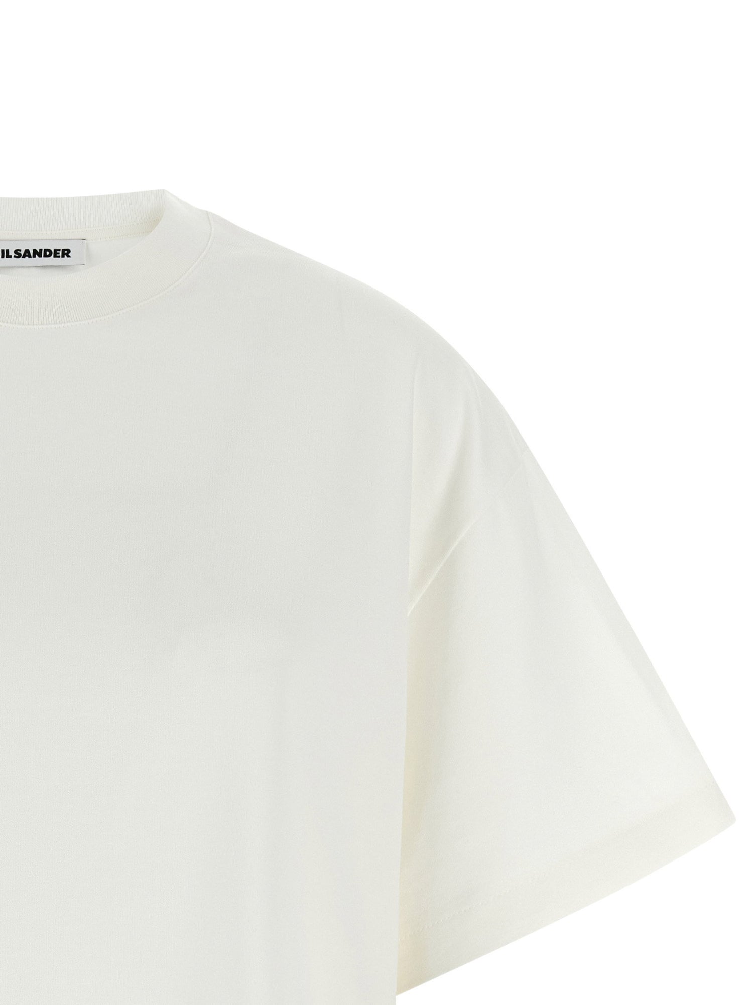 Jil Sander Logo T-shirt White/black