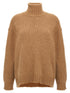 Jil Sander High Neck Sweater Beige