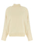 Jil Sander High Neck Sweater White