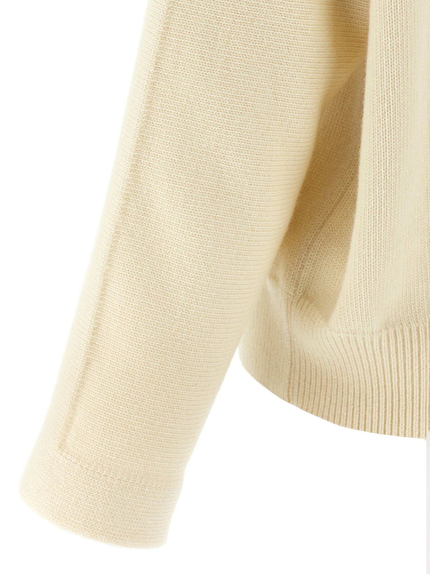 Jil Sander High Neck Sweater White