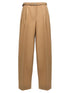 Jil Sander Gabardine Belt Pants Beige