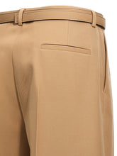 Jil Sander Gabardine Belt Pants Beige