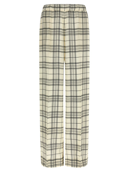 Jil Sander Fluid Viscose Pants Beige