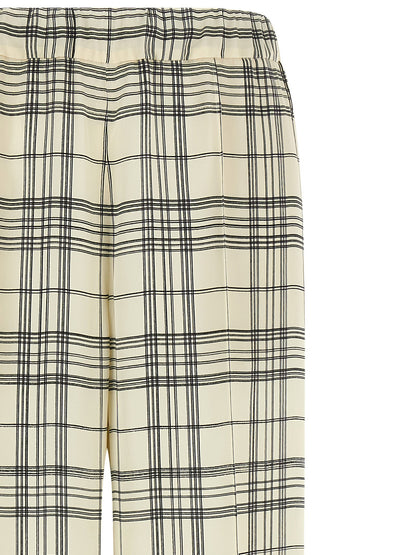 Jil Sander Fluid Viscose Pants Beige