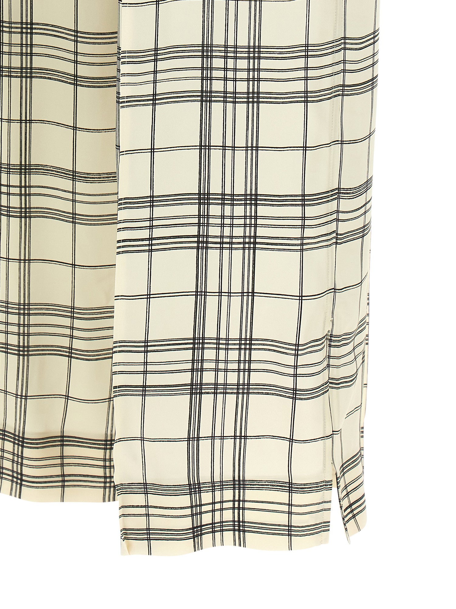 Jil Sander Fluid Viscose Pants Beige