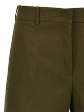 Jil Sander Linen Bermuda Shorts Green