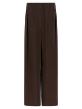 Jil Sander Fluid Viscose Pants Brown