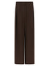 Jil Sander Fluid Viscose Pants Brown