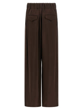 Jil Sander Fluid Viscose Pants Brown
