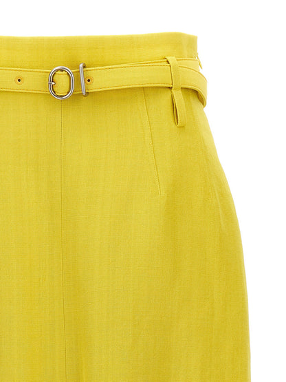 Jil Sander 66 Skirt Yellow