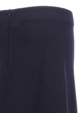 Jil Sander Long Wool Skirt Blue