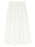 Jil Sander Midi Skirt White