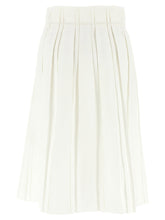 Jil Sander Midi Skirt White