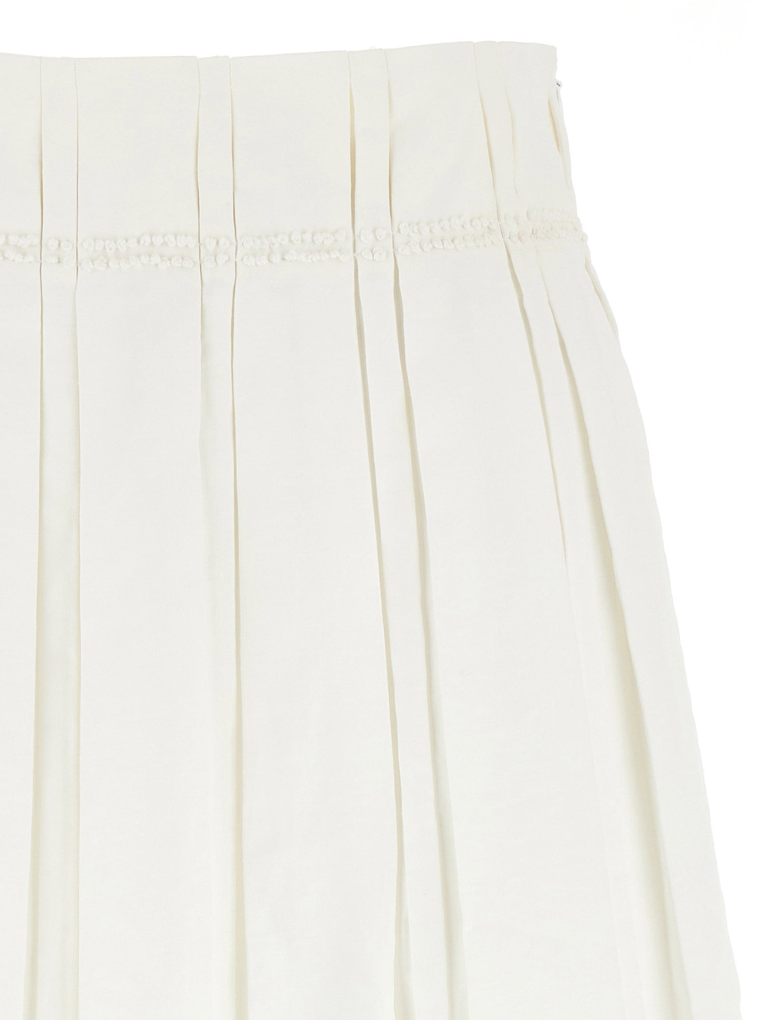 Jil Sander Midi Skirt White