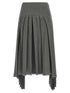 Jil Sander Pleated Skirt Gray
