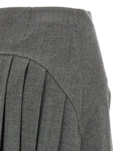 Jil Sander Pleated Skirt Gray