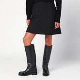 Jil Sander Quilted Viscose Midi Skirt Black black